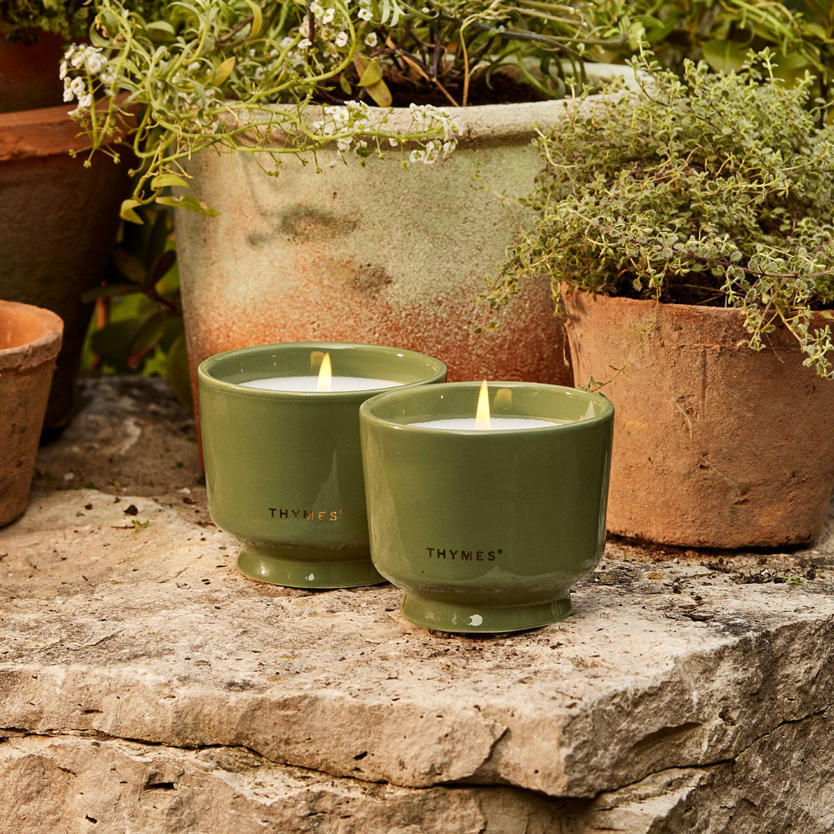 Outdoor Oasis Citronella Grove Aromatic Candle Set