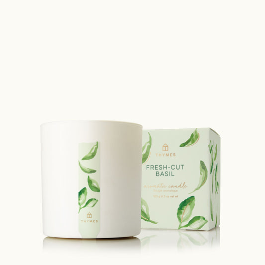 Fresh-Cut Basil Poured Candle