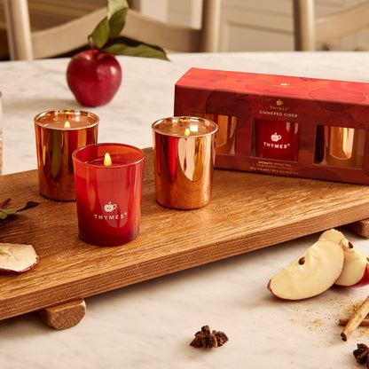 Simmered Cider Aromatic Votive Trio