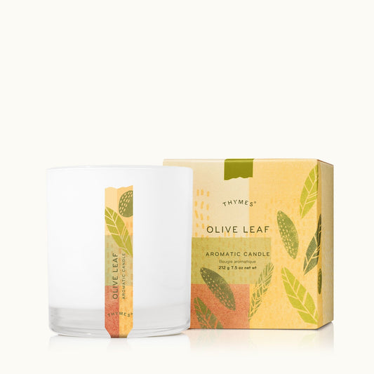 Olive Leaf Candle