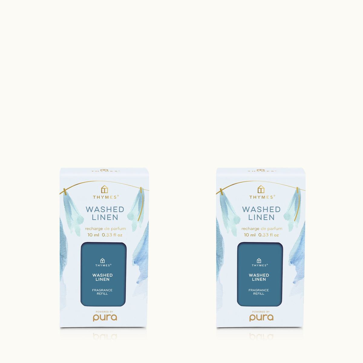 Washed Linen Pura® Diffuser Refill 2-Pack Bundle